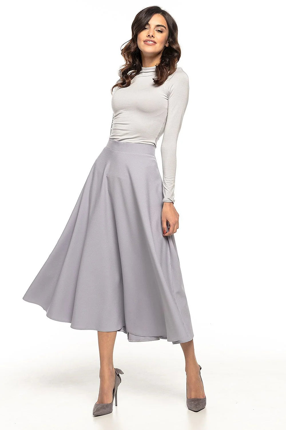 Jupe midi en coton élégante années 50 chic et moderne pour occasions spéciales femmes