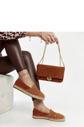 Espadrilles Gordana Solea Summer Style Comfort High-Quality Materials Brown Ajourées Rubber Sole Easy On-Off Women