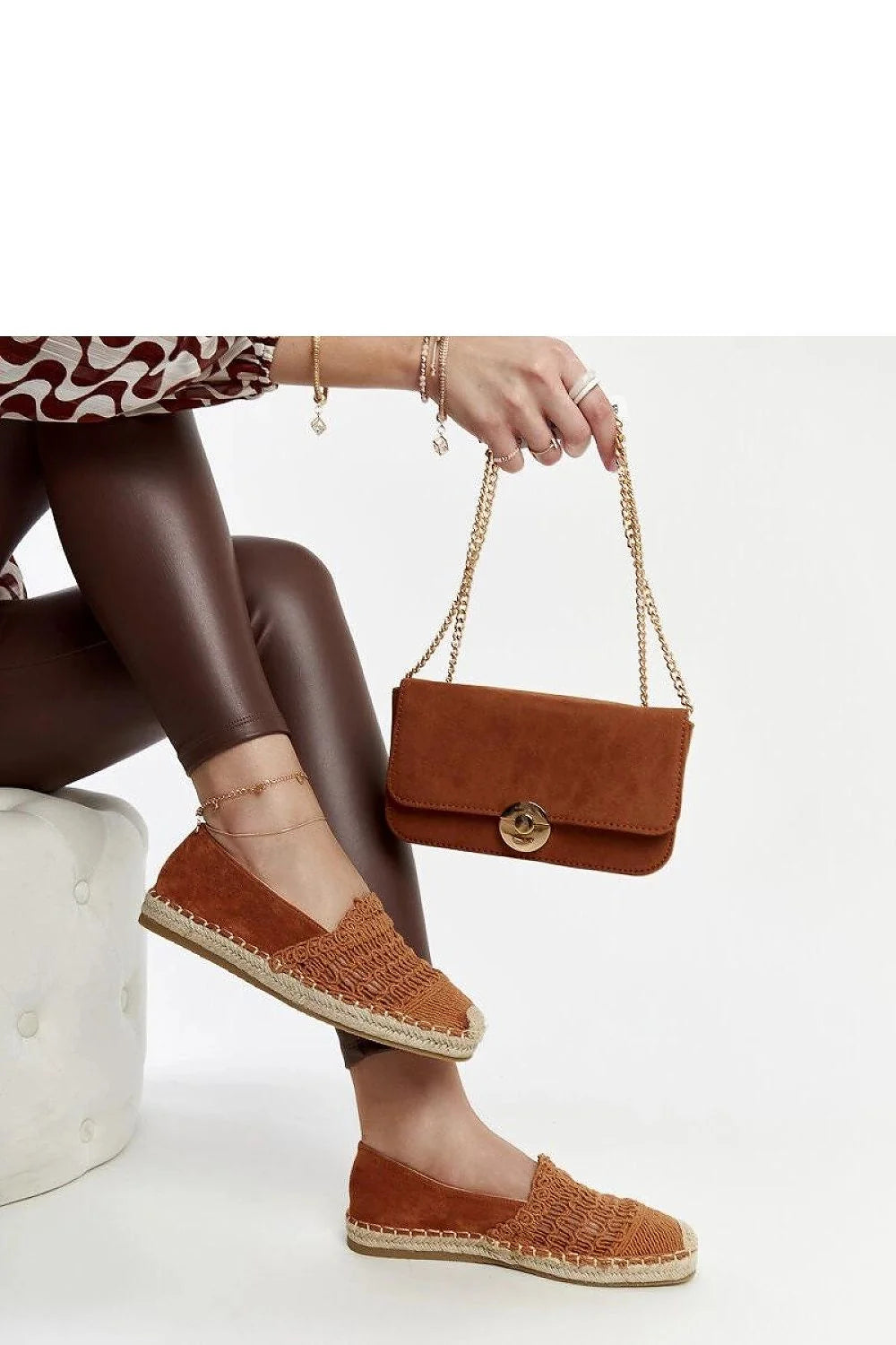 Espadrilles Gordana Solea Summer Style Comfort High-Quality Materials Brown Ajourées Rubber Sole Easy On-Off Women