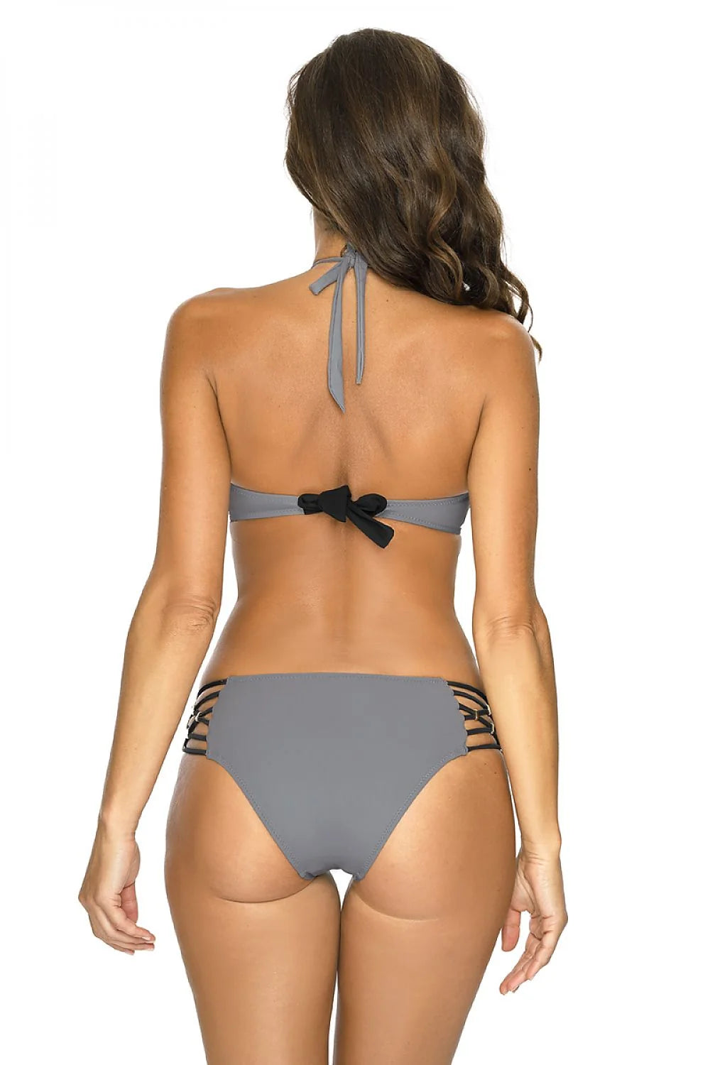 Maillot de bain deux pièces bandeau nylon élasthanne élégant confortable plage piscine été femmes