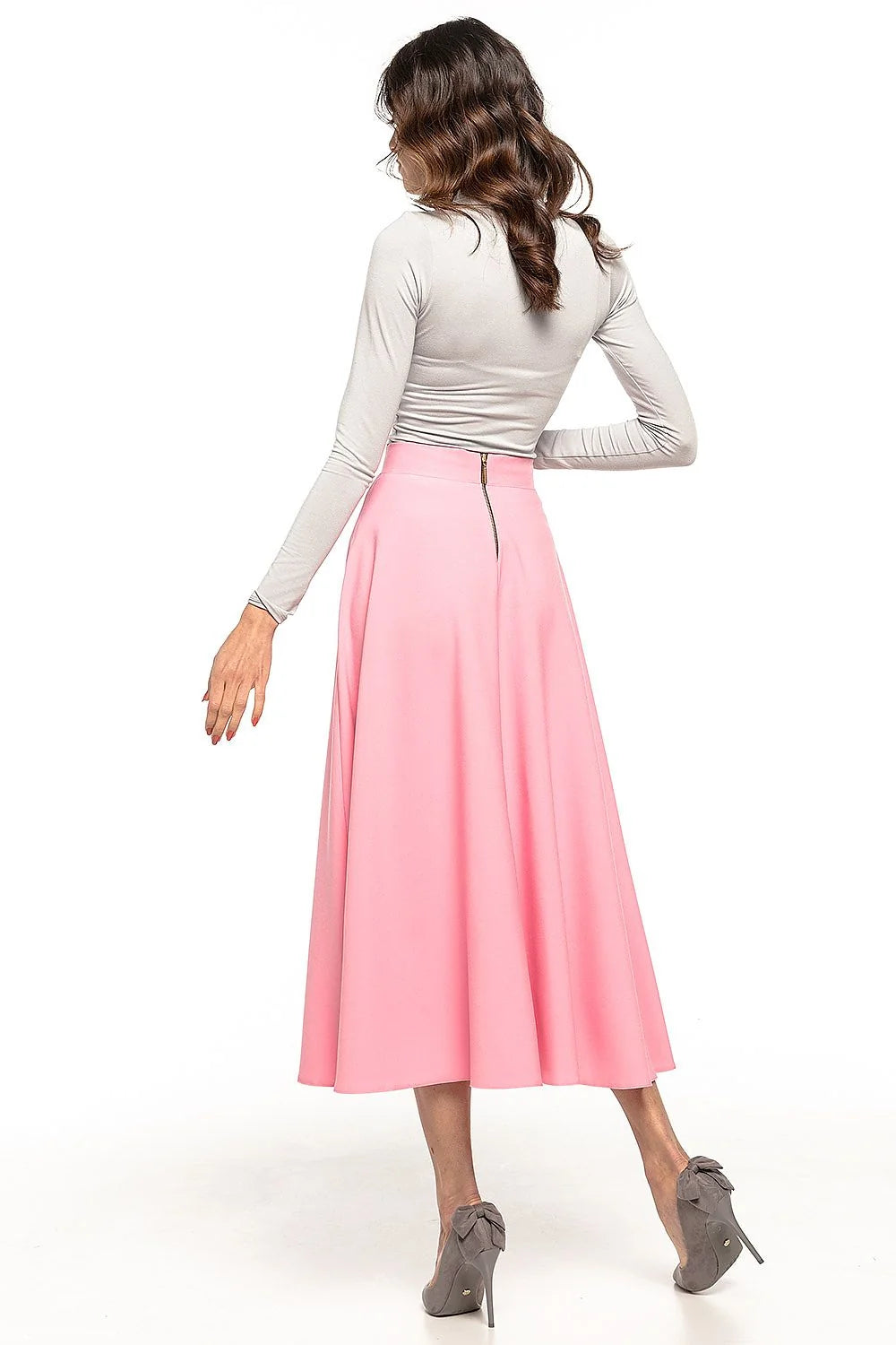 Jupe midi en coton élégante années 50 chic et moderne pour occasions spéciales femmes