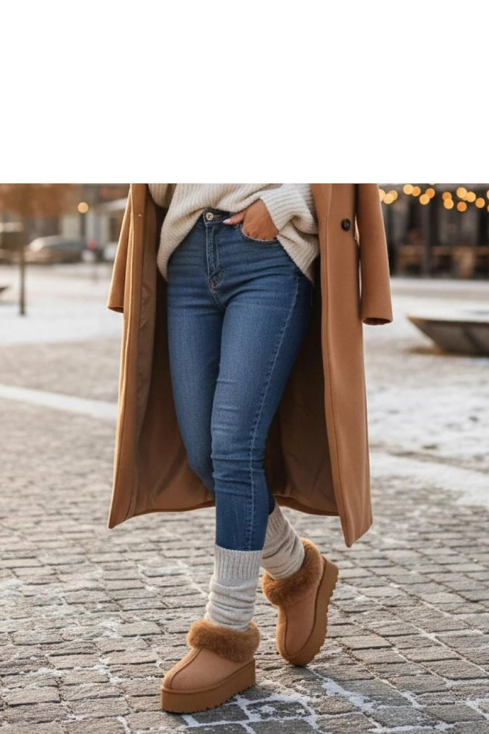 bottes neige brunes fourrure femme chaude confortable isolantes antidérapante semelle solide zippées cuir suédé écologique doublure douce élégantes mode hivernales