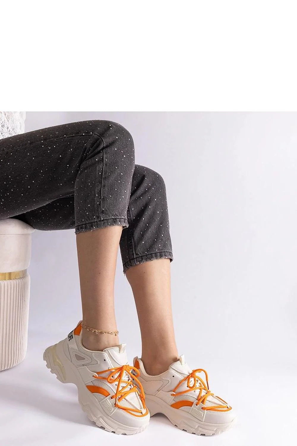Baskets urbaines pour femmes design moderne couleur contrastante cuir écolo confort durabilité Sneakers chunky