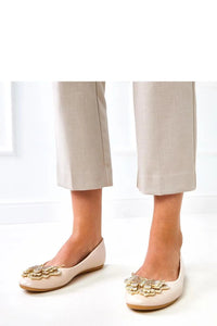 ballerines femme similicuir nude rosé bout rond talon plat papillon serti zircons semelle intérieure cuir écologique antidérapante strass paillettes cérémonie