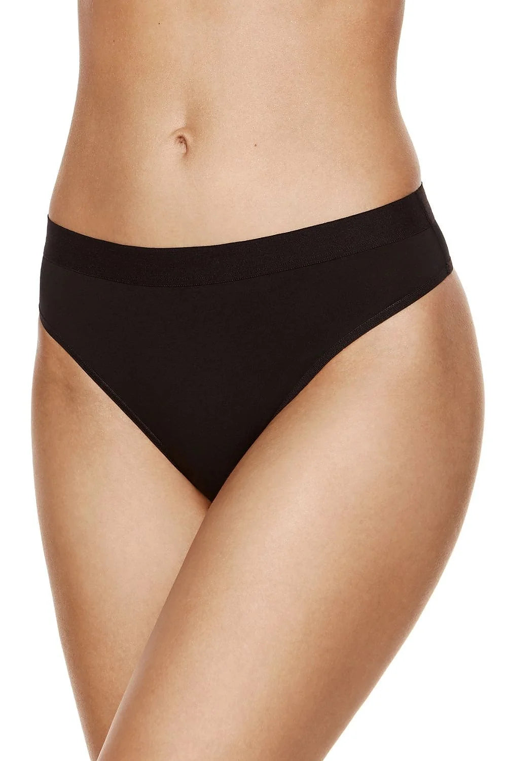 pack trois strings coton coupe ajustée taille basse échancrée dos minimal maintien large bande élastique confortable quotidien gousset oekotex certifié