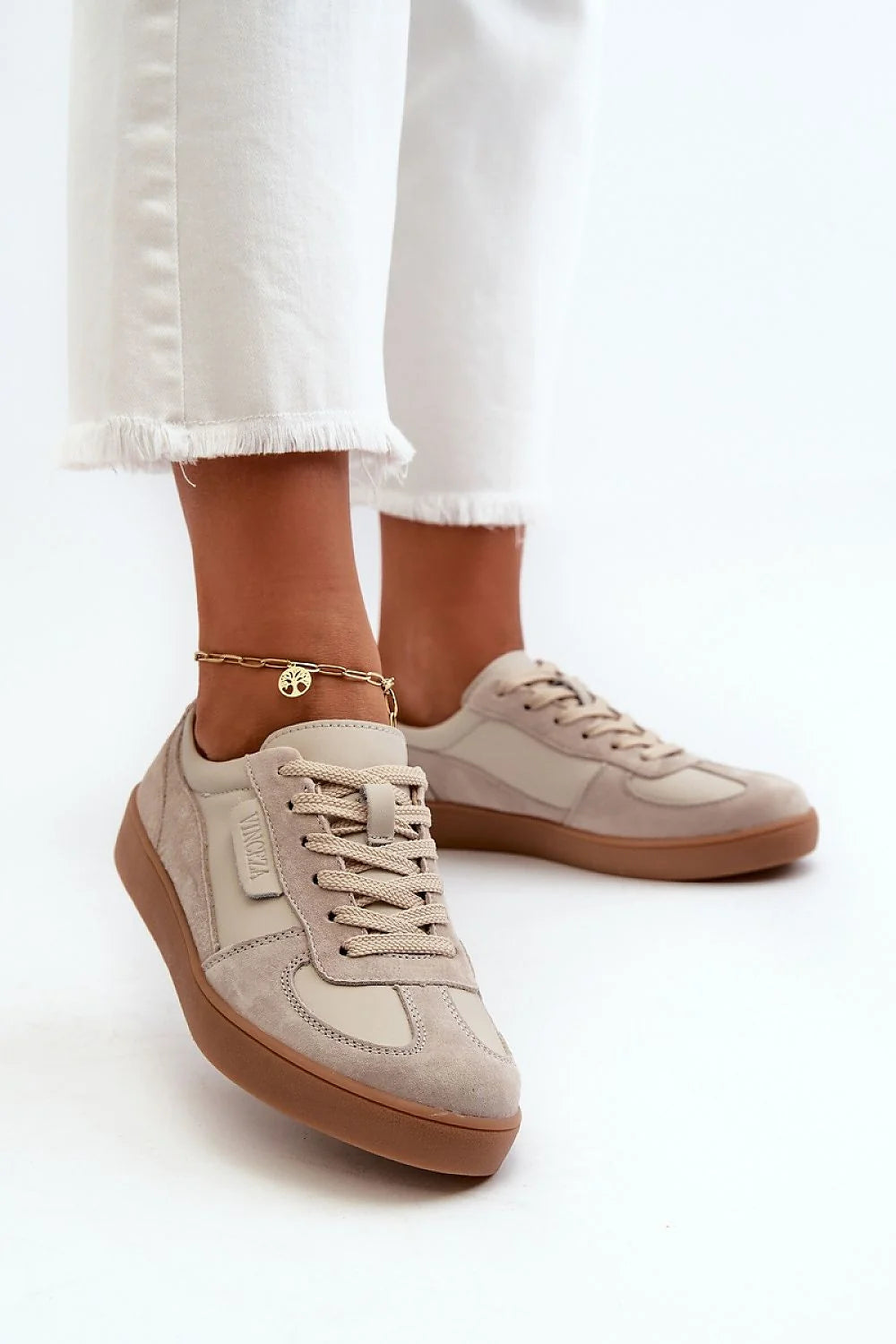 Chaussures de sport pour femme Step in style cuir naturel design élégant conforturable occasion quotidienne sortie décontractée Vinceza