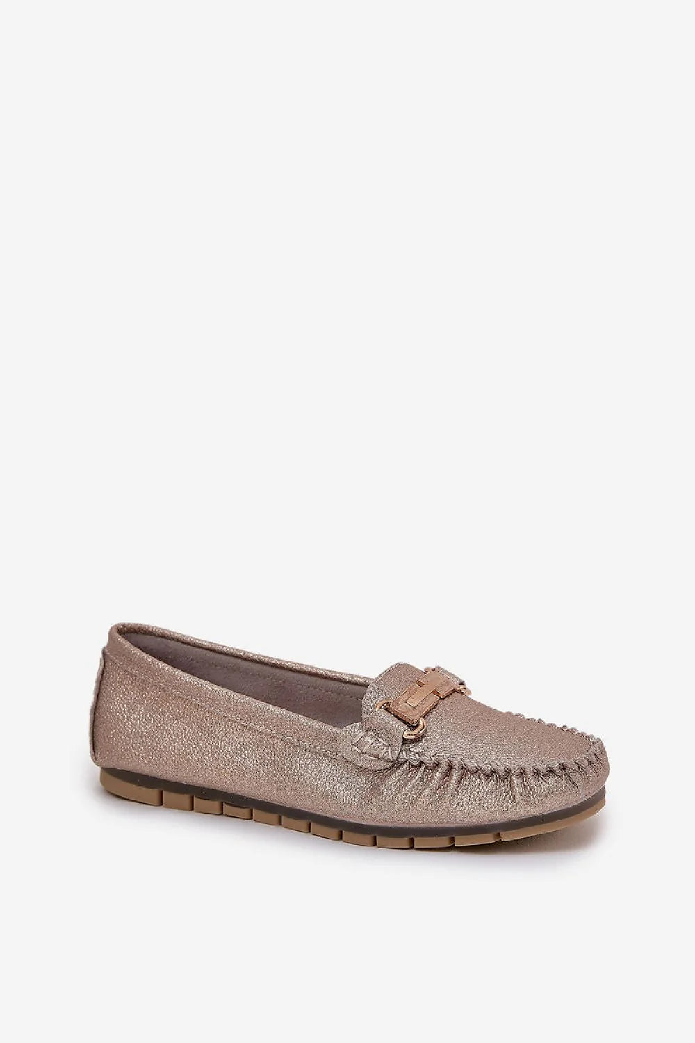 Mocassins femmes élégants classiques cuir naturel occasion quotidienne style casual raffiné confort semelle intérieure