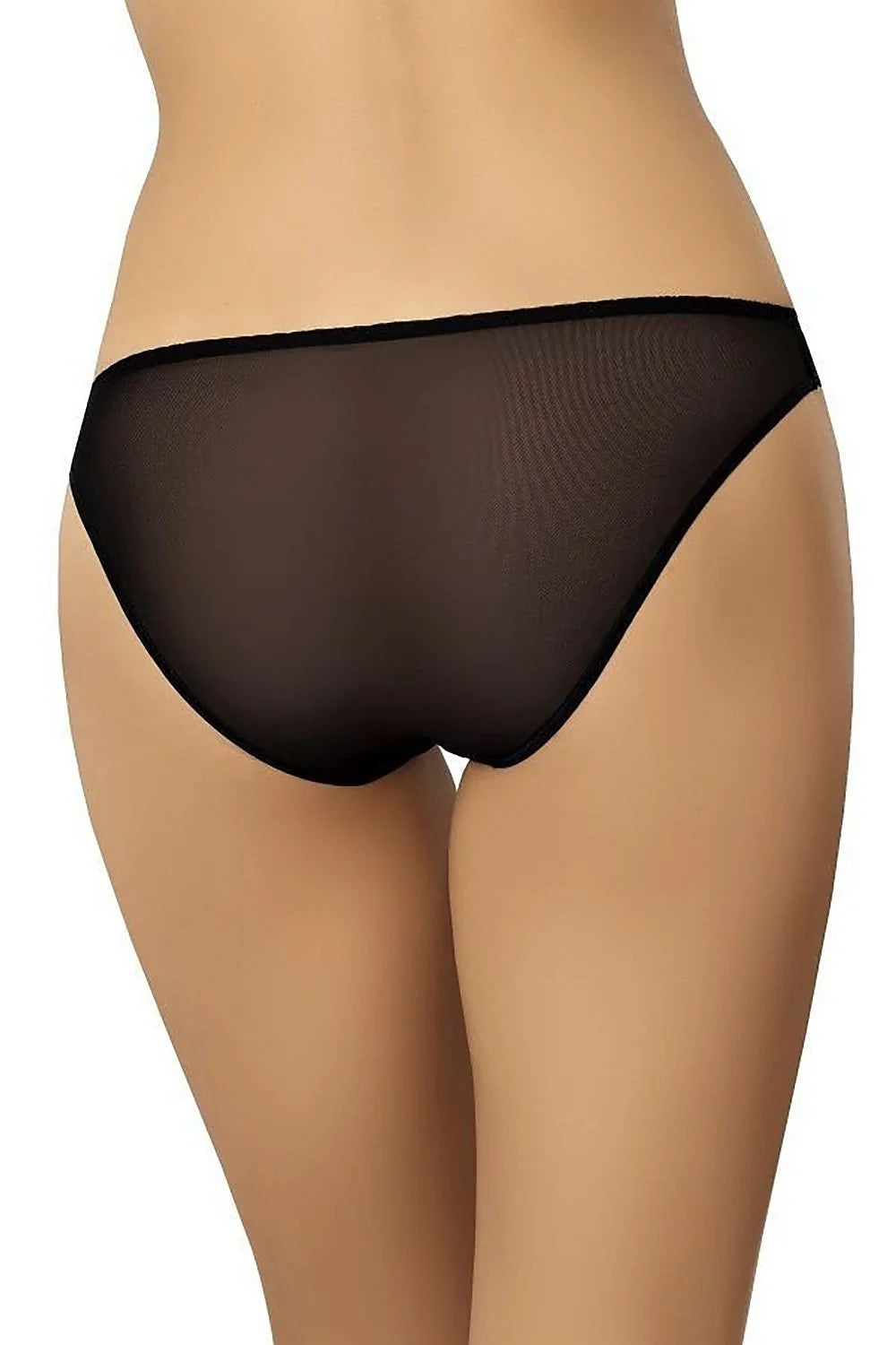 Ensemble de culottes féminines classiques transparentes en noir, 3 paquets, taille basse, élasthanne, polyester, cadeau élégant, lingerie intime