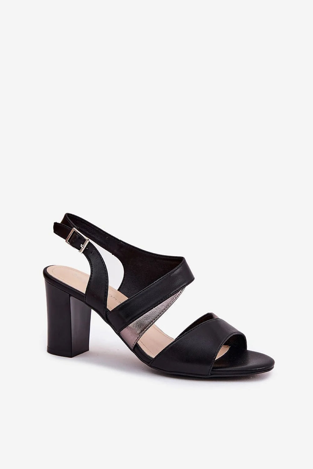 Sandales à talons élégantes en cuir synthétique pour femmes, style sophistiqué, confortable, occasion spéciale, ajustement parfait