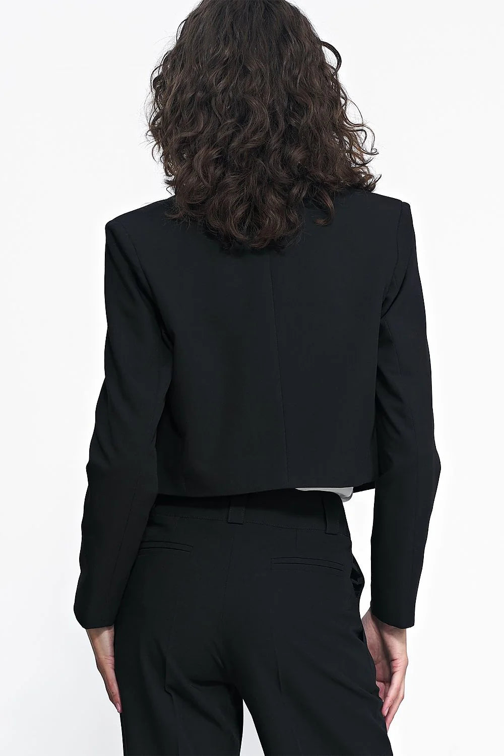 Blazer femme Nife blazer pantalon ensemble veston noir tailleur professionnel moderne coupe cintrée occasion bureau
