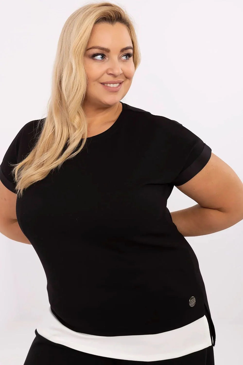 Chemisier pour femme grande taille style moderne manches courtes tissu doux.look élégant.confort quotidien