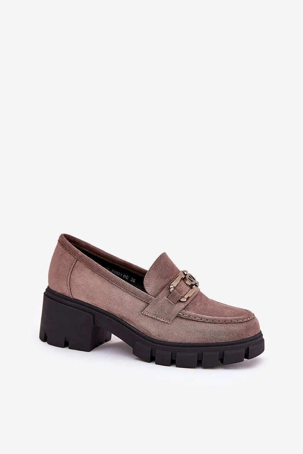 Chaussures basses à talons Step in style design moderne élégance suédécuir écologique femmes confort talon massif
