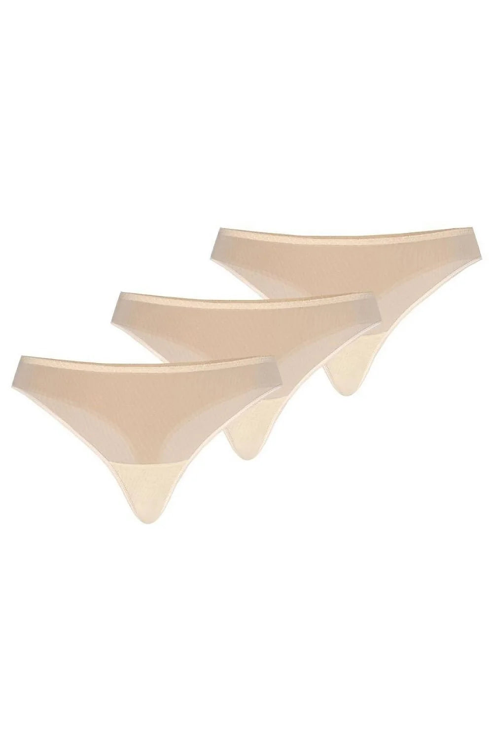 Ensembles tongs femmes beige nude 3 pièces maille élasthanne 6 Polyester 94 coupe tanga tailles L M occasion spéciale confort quotidien