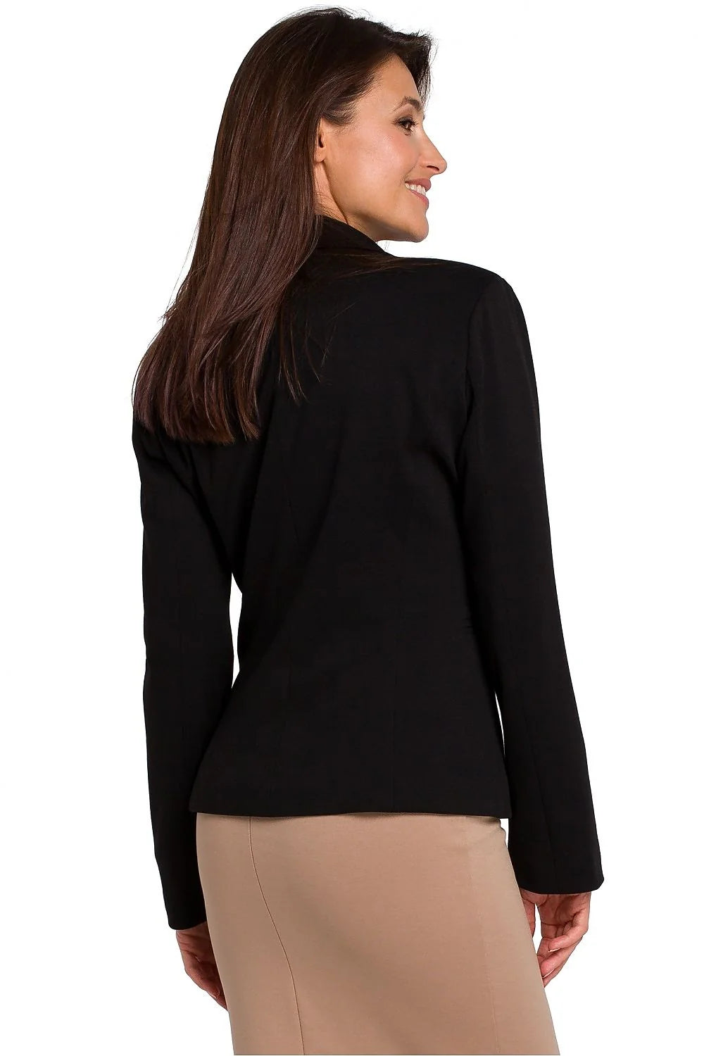 Blazer femme Stylove maille douce cintre pois polyvalent élégant taille ajustable Polyester Coton professionnel occasion
