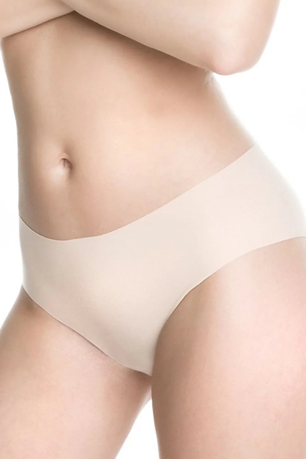 Culottes invisibles microfibre bikini confort minimaliste sans couture beige lisse lingerie discrète femmes modernes