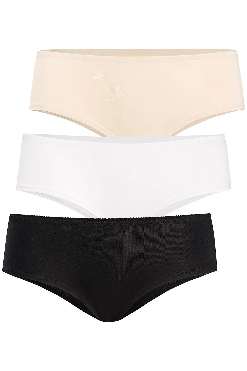 culotte bambou Teyli femme hipster shorty taille basse beige blanc noir douceur respirante stretch invisible maintien