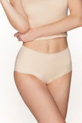 Culottes Babell taille haute dentelle fantaisie coton élasthanne beige nude féminine élégance intemporelle confort optimal