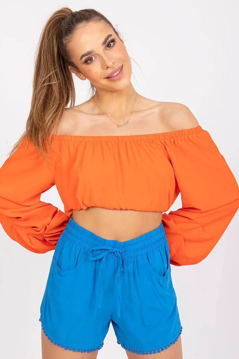 Shorts Fresh Made Femme Taille Hanche Ceinture Poches Coulissantes Viscose 100 % Élégant Confort Été