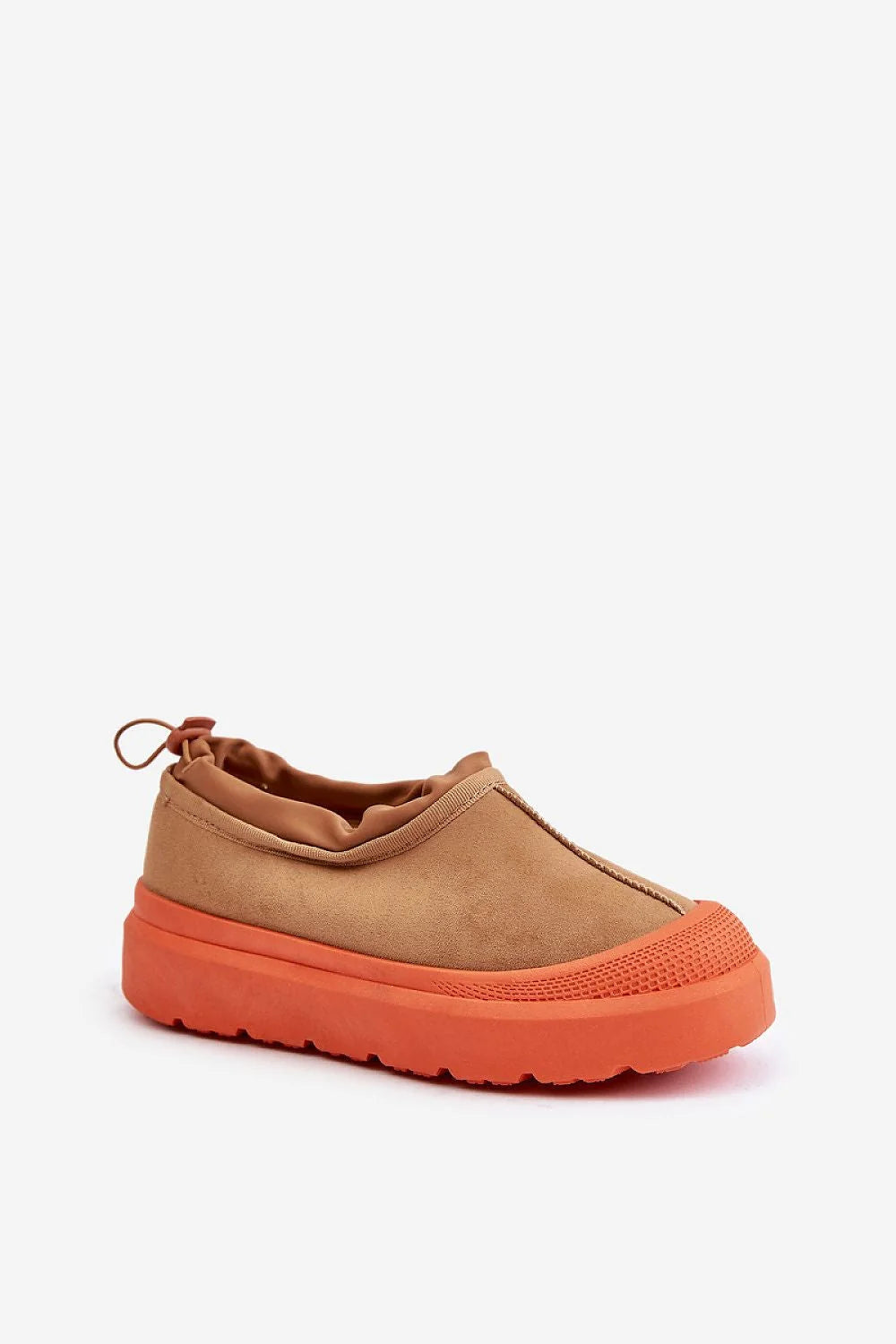 Bottes de neige Step in style mode femme moderne couleur beige fourrure isolateur thermique semelle épaisse confortable