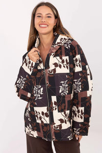 veste matelassée colorée élégante femme automne hiver printemps viscose polyester légère décontractée mi longue capuche zippée poches patchwork