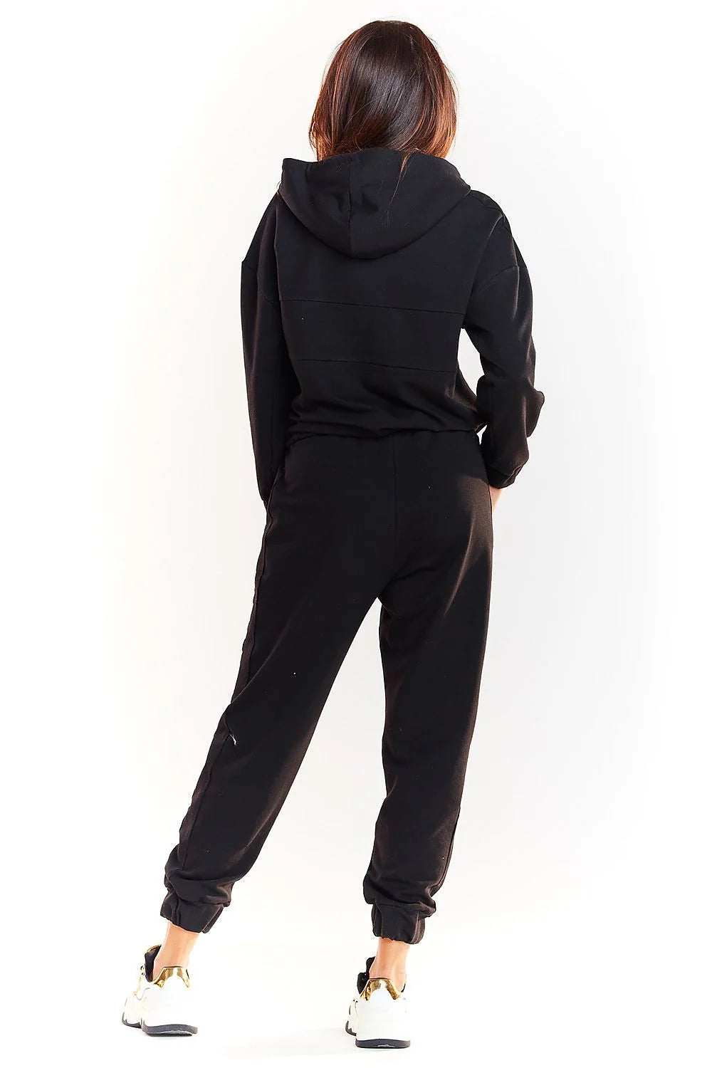 Pantalon de survêtement en coton vert kaki style sportif ample confortable pour femme active moderne