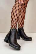 Bottines femmes design moderne talon carré cuir artificiel doublure chaude automne hiver bottes élégantes style chelsea