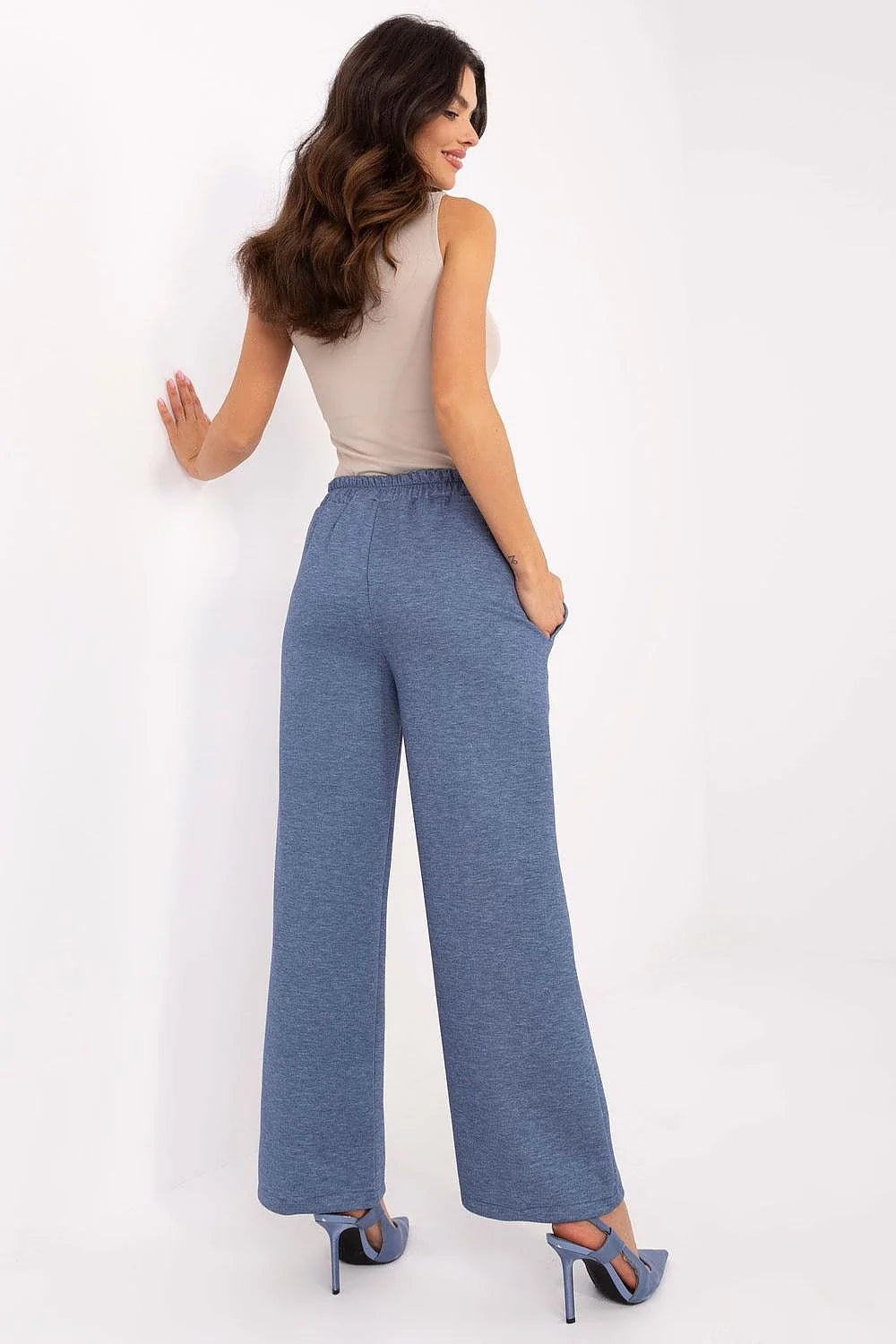 Pantalon survêtement élégant pour femme, mode italienne, confortable, haute qualité, coupe ajustée, style moderne