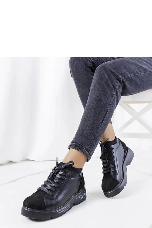 Baskets Solea femmes design moderne mixte sneaker bottine noire cuir synthétique suède lisse haute semelle compensée talon补偿é