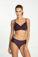 culotte julimex simple classic prune profond velouté bourgogne microfibre lisse sans coutures touche douce sculptante maintien discret confort quotidien