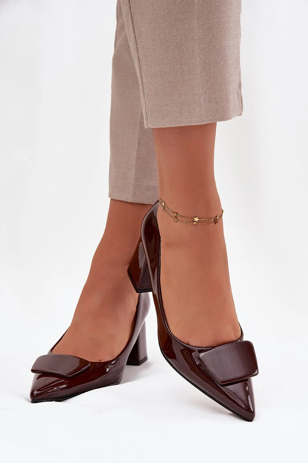 Escarpins talon large Step in style