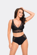 Culottes Babell en coton dentelle taille haute pour femmes élégance romantique lingerie féminine mode intemporelle