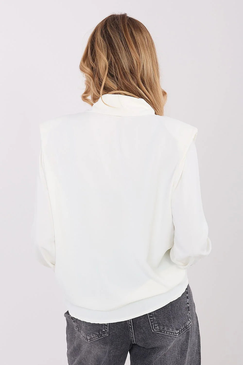 chemise femme manches longues fluide lisse viscose polyester elasthanne col classique patte boutonnage caché broche solaire dorée ajustée tombé élégante