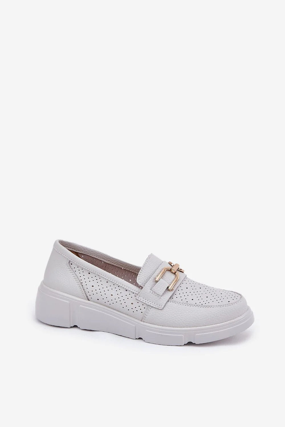 Mocassins pour femmes en cuir naturel, style moderne, confortable, occasion quotidienne, élégance, design raffiné