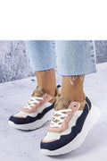 Baskets Solea femmes style moderne tendance confortable design élégant été lacets métalliques semelle caoutchouc