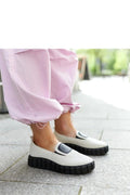 Chaussures basses pour femmes design moderne et décontracté similicuir respirant semelle caoutchouc confort toute la journée