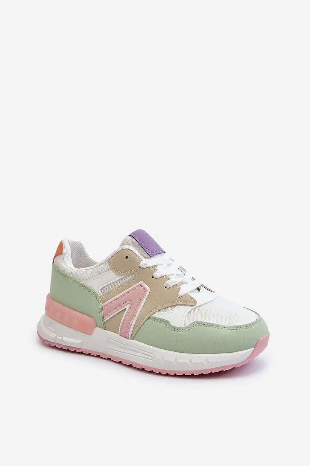 Chaussures de sport élégantes pour femmes plateforme cuir artificiel semelle piano amorti confortable style moderne couleurs pastel