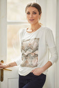 Chemisier La Aurora à manches longues, imprimé serpent, viscose, polyester, elastane, femmes, mode, élégance, casual, semi-formel,多 taille