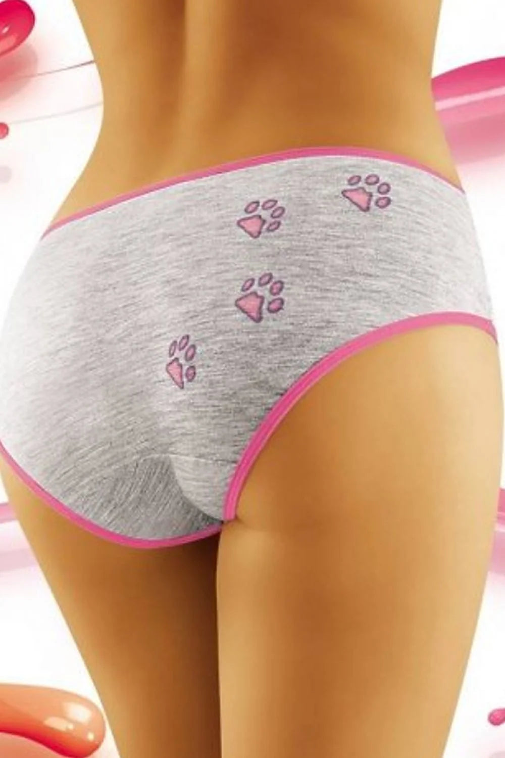 Culottes en coton doux motif chat style décontracté confortables pour femmes modernes taille basse