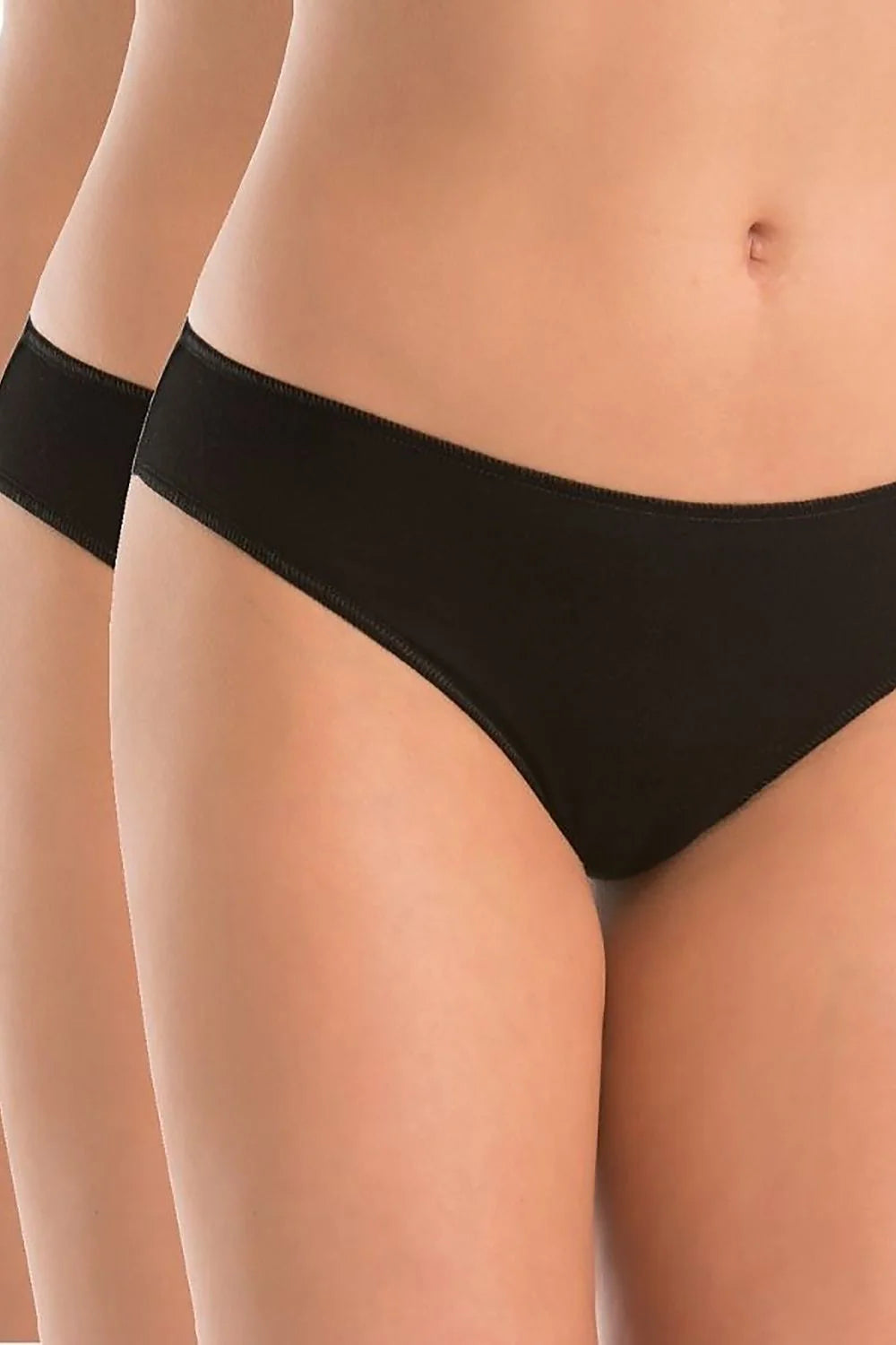 Ensemble de culottes classiques en coton noir pour femmes, 3 pièces, tailles XS à XXXL, style minimaliste, confortable et durable