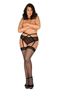 Ensemble lingerie audacieux en résille noire léopard porte-jarretelles sexy occasions spéciales femmes modernes