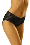 Culottes dentelle noire élégante taille haute confort chic maintien silhouette lingerie sexy féminine
