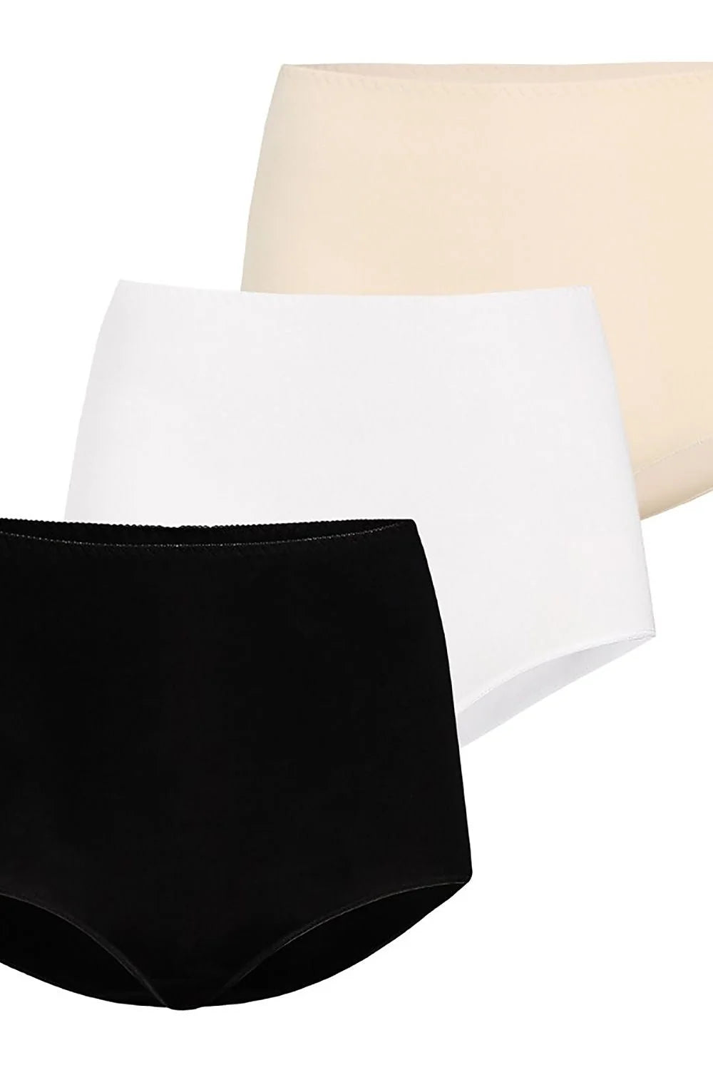 Culottes en bambou taille haute ensemble Teyli 3 couleurs noire beige blanche confort femmes XS à XXL