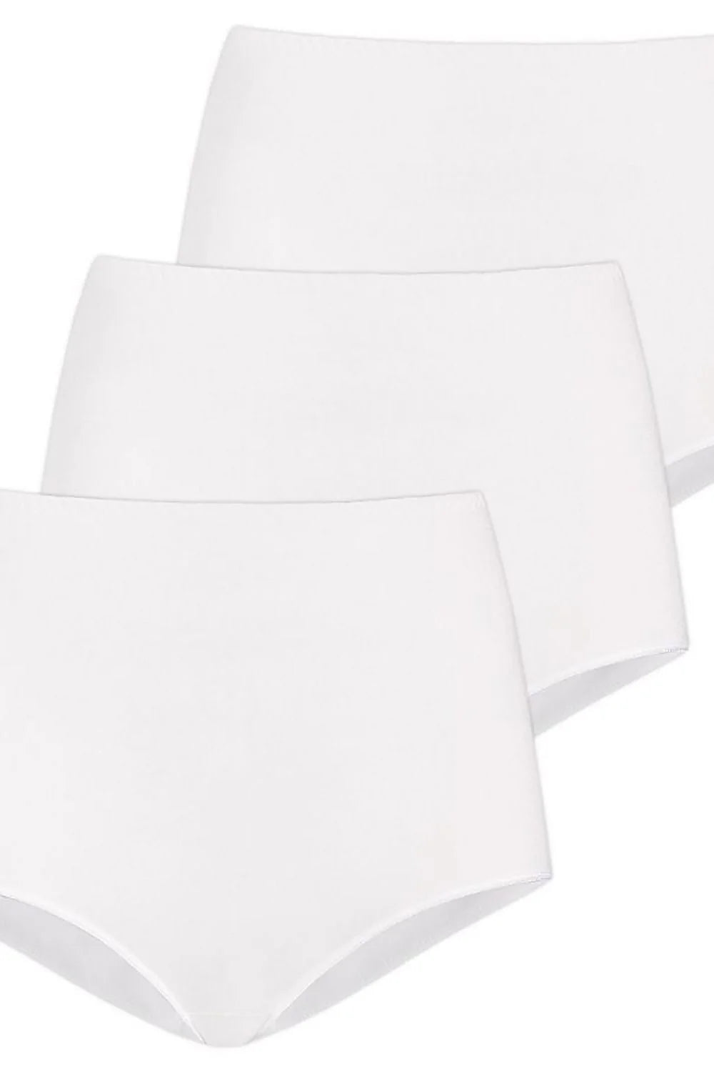 Culottes féminines en coton blanc高 taille haute sans coutures fines élasthanne 5% confortable cadeau idéal femme