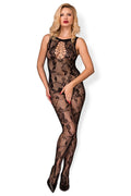 Body intégral en dentelle noire sexy motifs floraux séduisants ajusté confortable occasions spéciales femmes