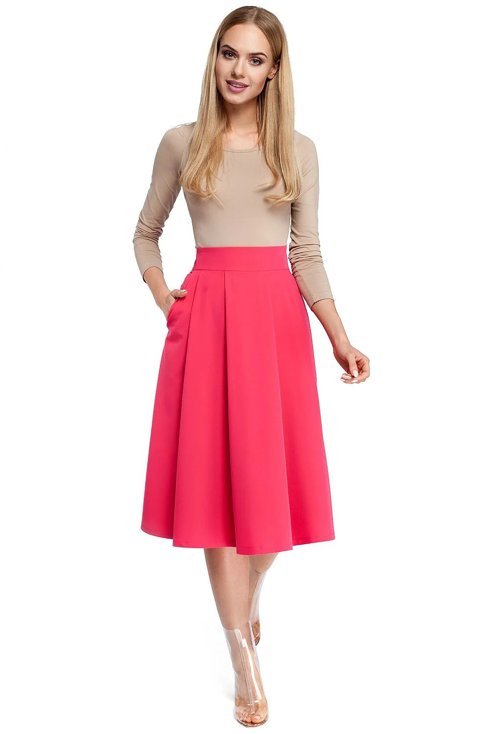 Jupe évasée en tissu raffiné élégante et confortable pour femmes modernes occasions formelles et décontractées