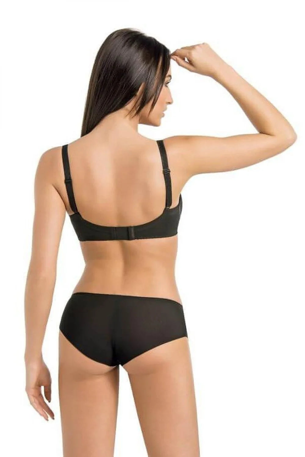 Ensemble de lingerie pour femmes en dentelle noire floral longue durée de vie soutien-gorge emboîtant culotte classique matière douce polyamide dentelle fleurie