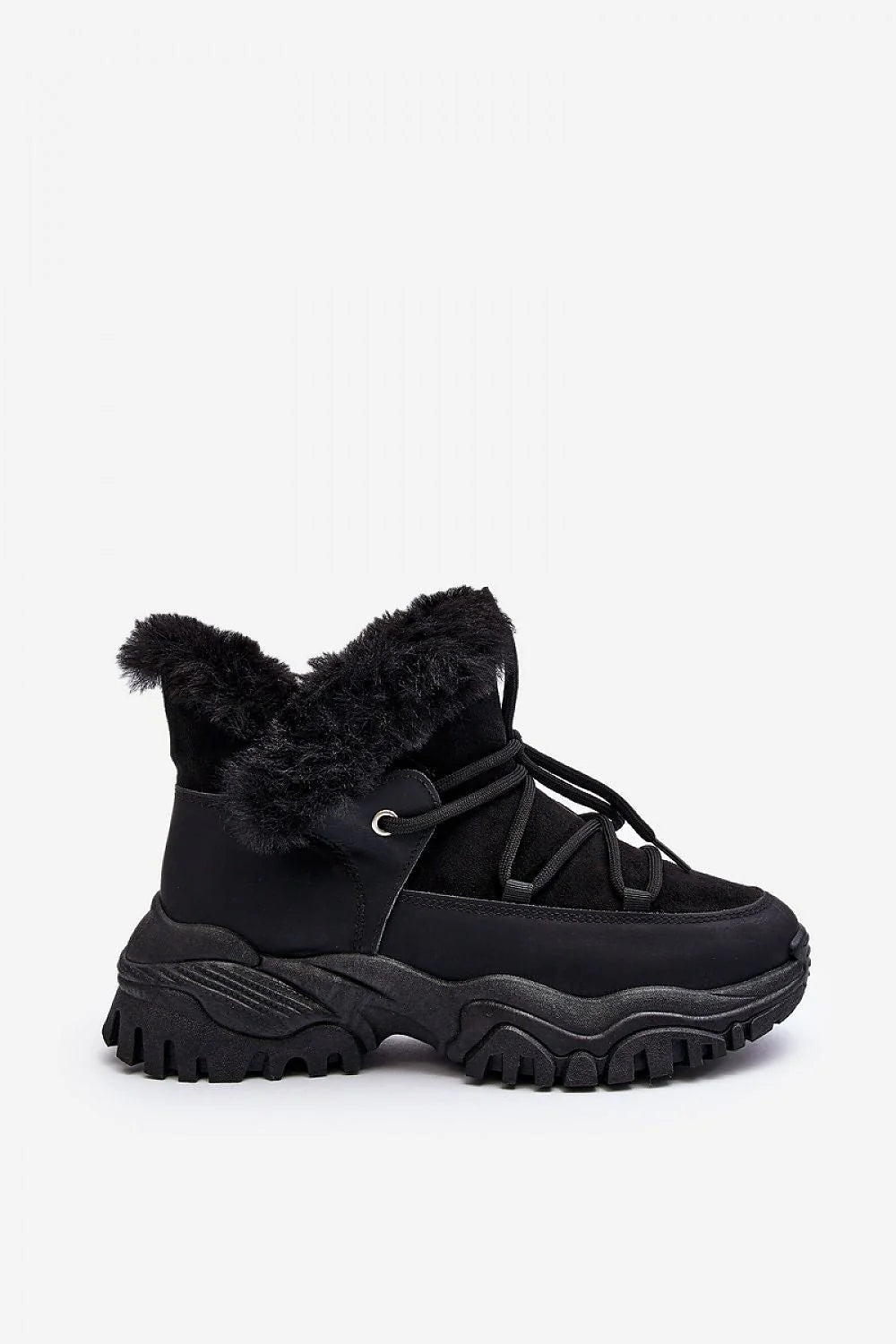 Bottes trappeur Step in style pour femme en cuir écologique, fourrure, semelle crantée, style moderne, confort, mode