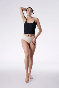 Culottes brésiliennes Julimex ensembles mode femmes haut débardeur culottes hipster noir nude confort style élégance matières douces