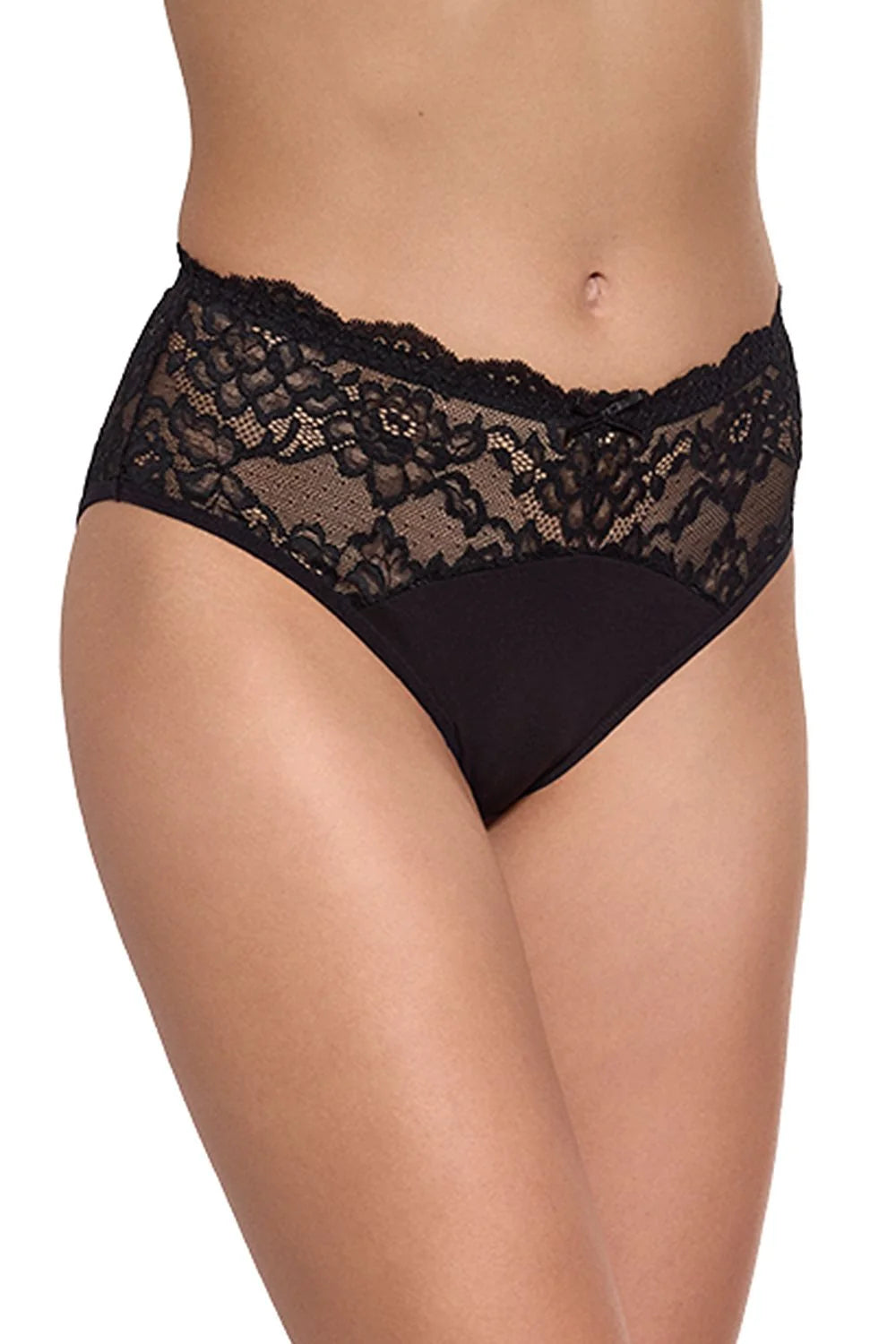 Culottes dentelle Gabidar élégance féminine style classique nœud décoratif taille haute microfibre opaque femmes