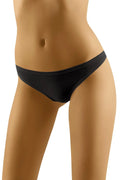 Strings Wolbar Femme Slip Classique Coton Confort Design Épuré Moderne Noir Coupe Basse Hanches Tailles S M L